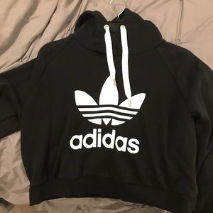 Cropped adidas hoodie